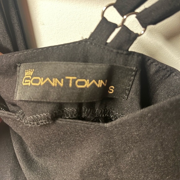 Gown Town black dress, size small - Picture 3 of 3